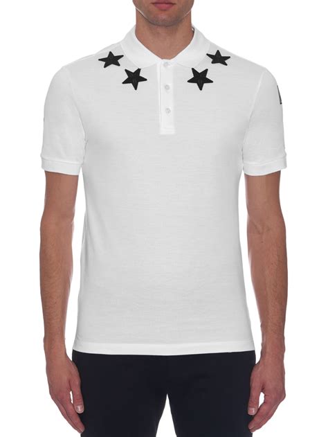 givenchy polo shirt white|givenchy polo shirts for men.